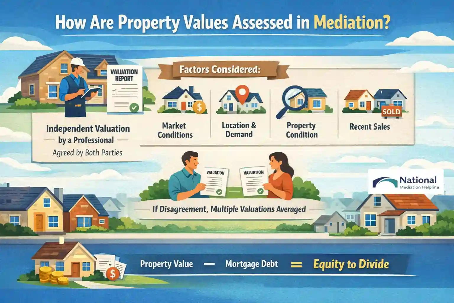 How Are Property Values Assessed in Mediation Redruth?