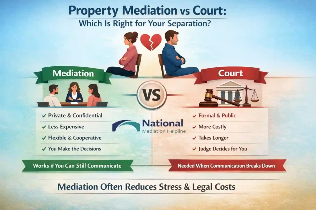 Property Mediation vs Court: Which Is Right for Your Separation Redruth?