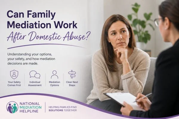 Can Family Mediation Redruth Work After Domestic Abuse?